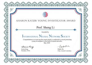 Sheng Li's certificate