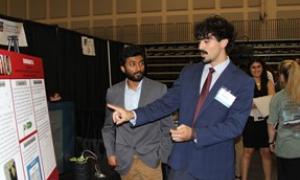Yushus Komarlu, Computer Science ‘25 (left) and Sammy Beard Computer Science ‘25  (right)  FarmSmart AI