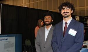 Yushus Komarlu, Computer Science ‘25 (left) and Sammy Beard Computer Science ‘25  (right)  FarmSmart AI