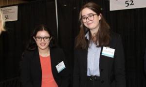 Armaity Katki, Emily Sperring Computer Science and Mathematics ‘25, Will Mayo, Christian Jensen (Right to left) Warner Robins Air Force Base